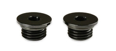 Earl's Performance Plumbing AT581306ERL -6AN LOW PROFILE PORT PLUG, BLACK, 2PK