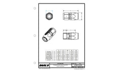 Earl's Performance Plumbing AT800112ERL -12 ST. BLACK SWIVEL-SEAL