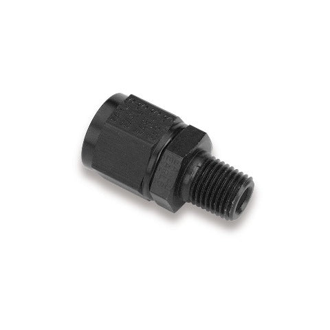 Earl's Performance Plumbing AT916144ERL BLACK ST -4 FEMALE-1/4 NPT SWIVEL