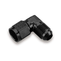 Earl's Performance Plumbing AT921112ERL BLACK -12 90 DEG MALE TO FEMALE SWIVEL