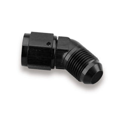 Earl's Performance Plumbing AT924104ERL BLACK -4 45 DEG MALE TO FEMALE SWIVEL