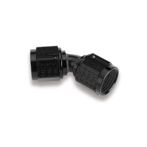 Earl's Performance Plumbing AT939208ERL BLACK 45 DEG. BENT B NUT TO B NUT