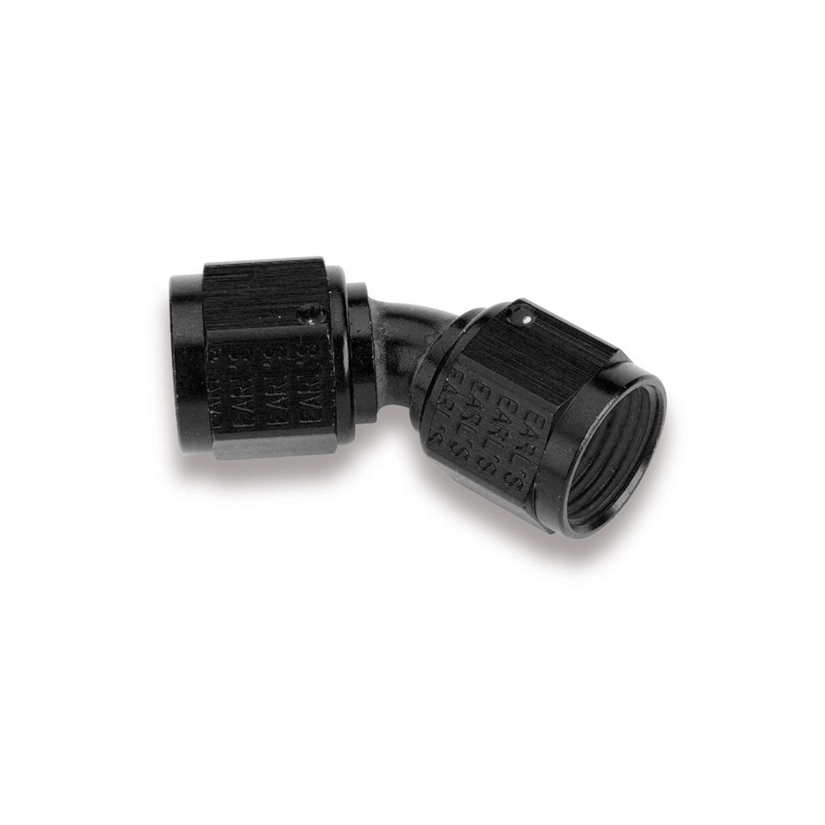 Earl's Performance Plumbing AT939216ERL BLACK 45 DEG. BENT B NUT TO B NUT