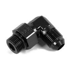 Earl's Performance Plumbing AT949068ERL BLACK 90 DEG -6 MALE-MALE SWIVEL 3/4-16