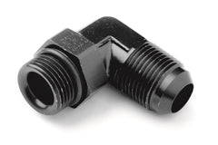 Earl's Performance Plumbing AT949081ERL BLACK 90 DEG -8 MALE-MALE SWIVEL 7/8-14
