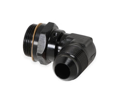 Earl's Performance Plumbing AT949083ERL BLACK 90 DEG -8 MALE-MALE SWIVEL 7/8-20