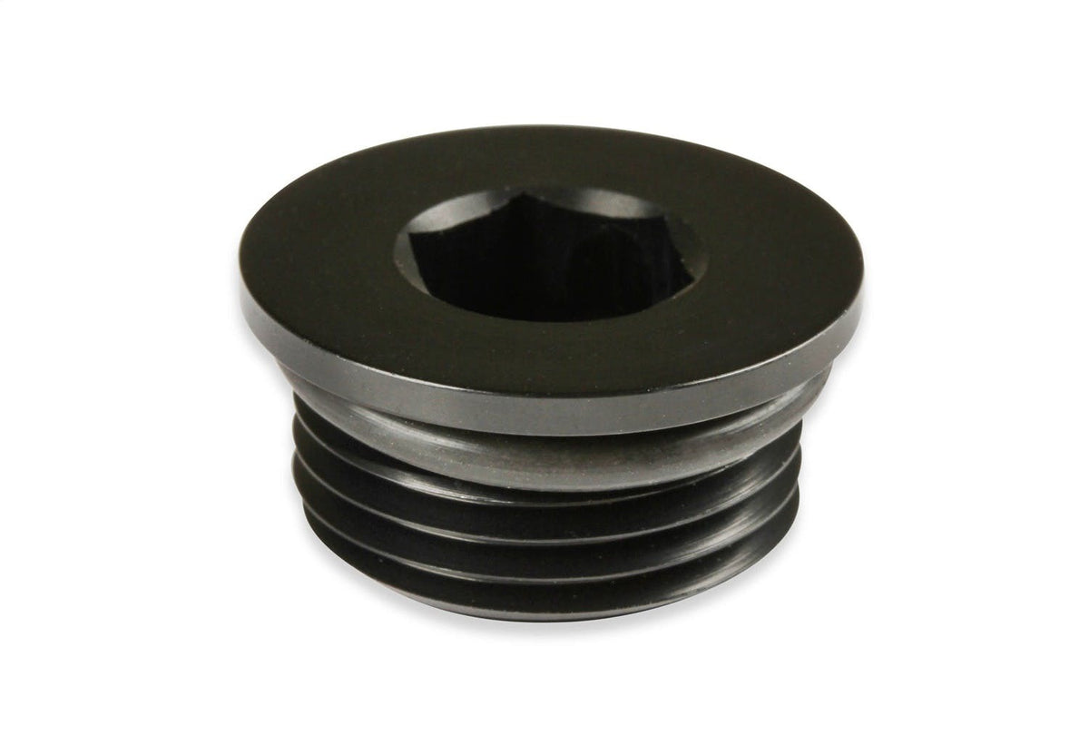 Earl's Performance Plumbing AT981308ERL -8AN LOW PROFILE PORT PLUG, BLACK
