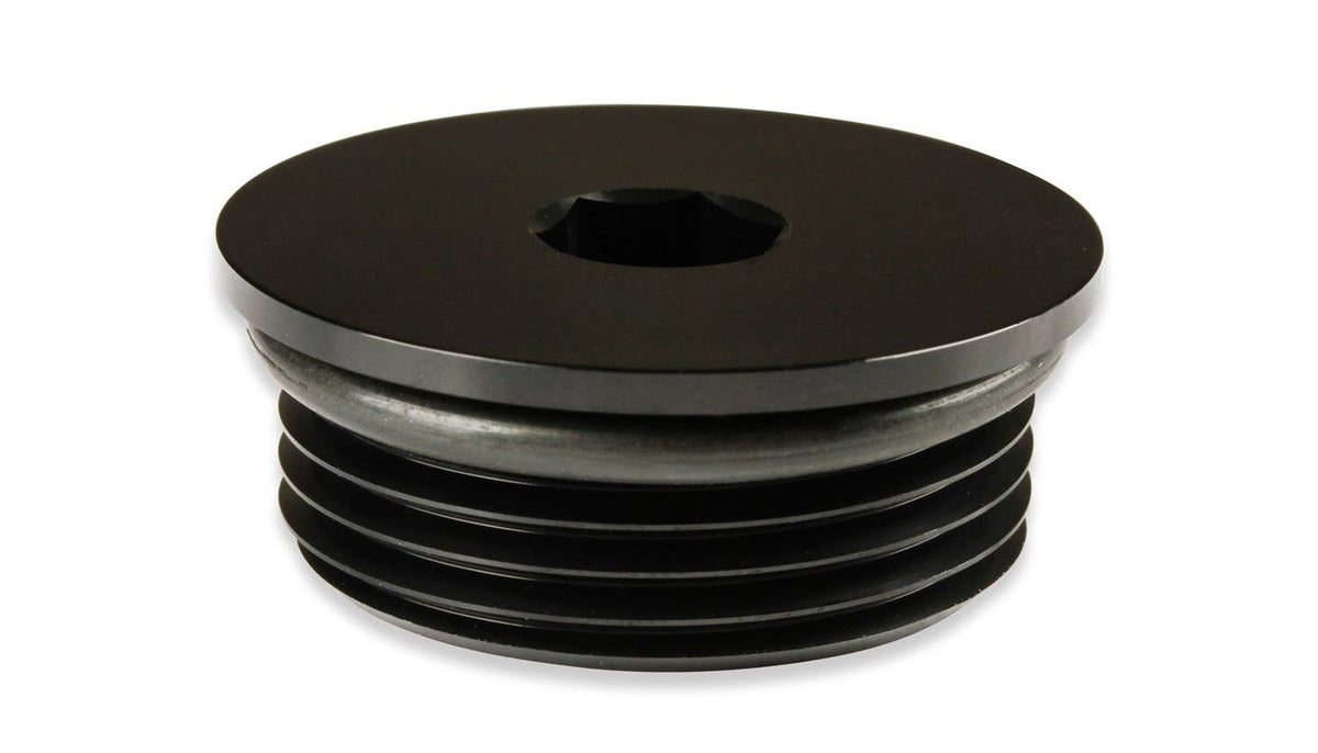 Earl's Performance Plumbing AT981316ERL -16AN LOW PROFILE PORT PLUG, BLACK