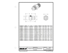 Earl's Performance Plumbing AT981611ERL BLACK ST -10 TO 3/8 NPT ADPT