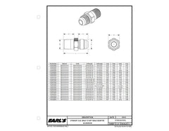 Earl's Performance Plumbing AT981611ERL BLACK ST -10 TO 3/8 NPT ADPT