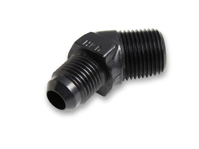 Earl's Performance Plumbing AT982388ERL BLACK 45 DG-8 TO1/2 NPT ADPT