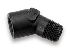 Earl's Performance Plumbing AT991503ERL BLACK 3/8 NPT 45 DEG ST. ELBOW