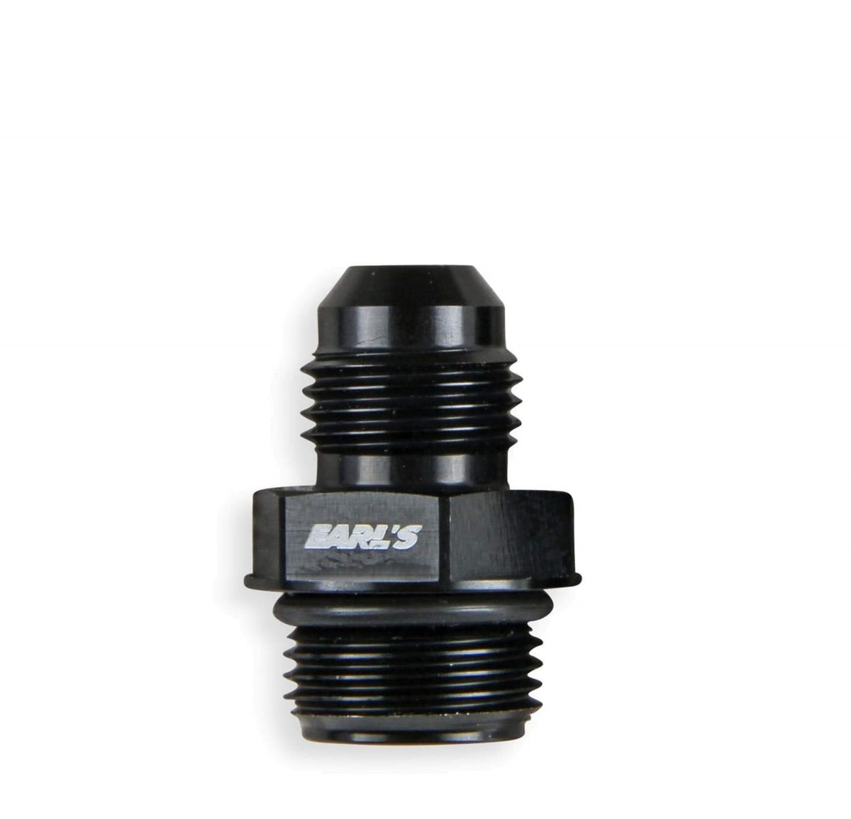 Earl's Performance Plumbing AT9919EECERL 3/8 BSPP TO -8AN MALE ADAPTER, BLACK