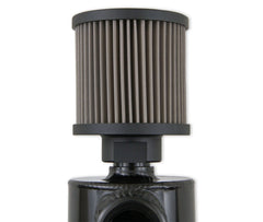 Earl's Performance Plumbing CT100ERL CATCH CAN W/AN O-RING INLET and FILTER-BLK