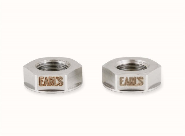 Earl's Performance Plumbing SS592504ERL 4AN FLANGED BULKHEAD NUT, S.S., 2 PK