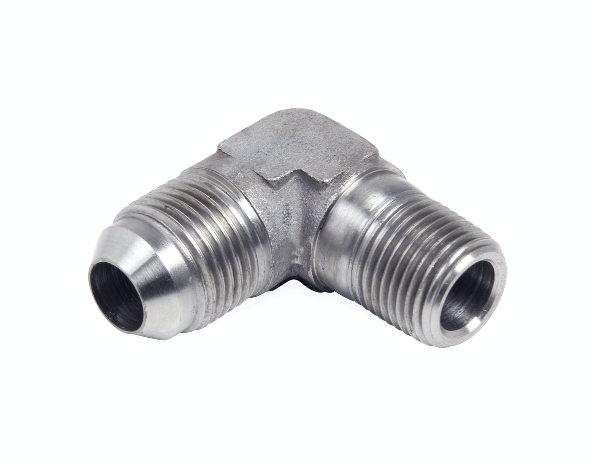 Earl's Performance Plumbing SS982208ERL 90 DEG. -8 TO 3/8 NPT ADAPTER STAINLESS