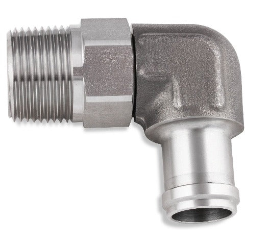 Earl's Performance Plumbing SS988412ERL SS 90 DEG 3/4 AN BARB TO 3/4 NPT SWIVEL