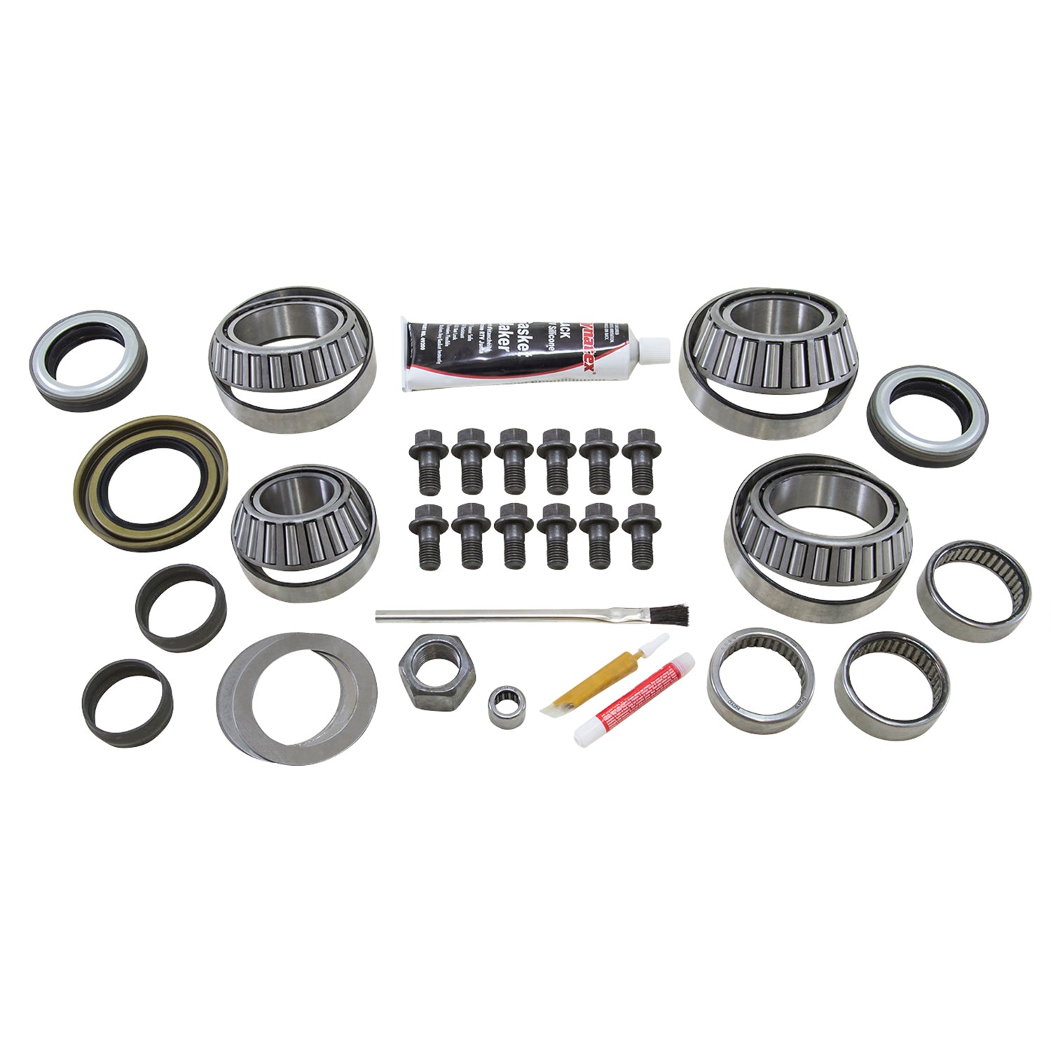 Yukon Gear 02-05 Dodge Ram 1500 (4WD) Axle Differential Bearing and Seal Kit - Front YKC8.0-IFS-C