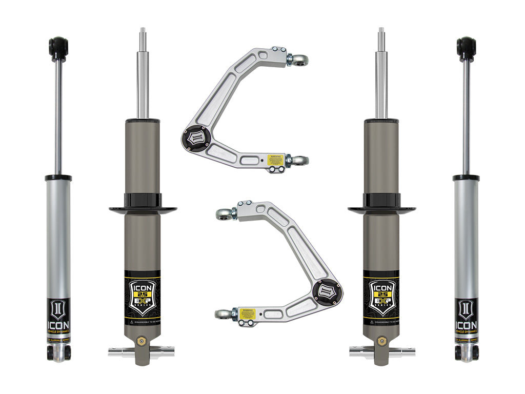 ICON Vehicle Dynamics K73072 2.38-3.75 inch Stage 2 Exp Suspension System W Billet UCA