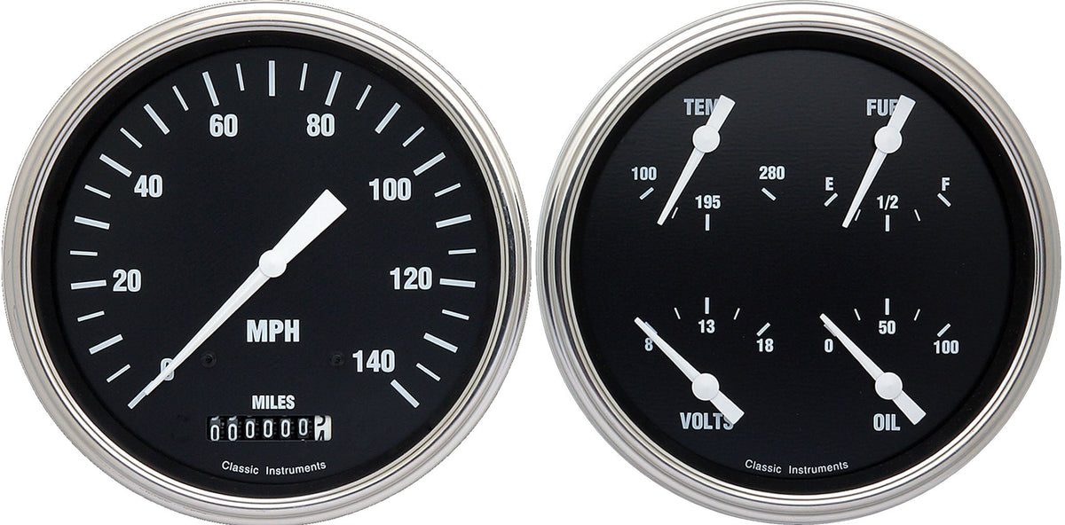 Classic Instruments Gauge Set HR52SLF