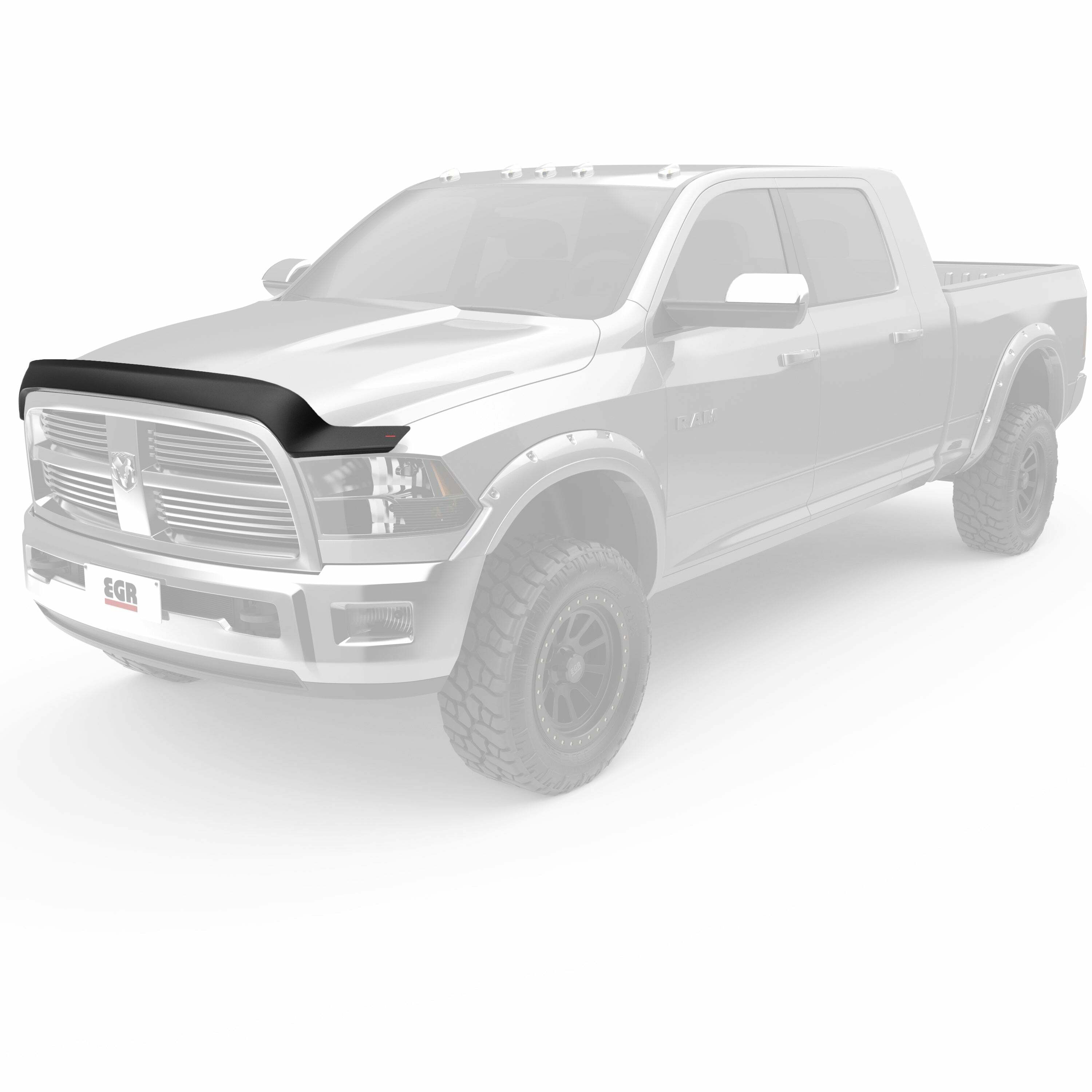 EGR Superguard hood guard dark smoke 10-19 Ram 2500 & 11-19 Ram 3500