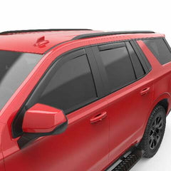 DISCONTINUED - EGR In-channel window visors front & rear set matte black 21-22 Chevrolet Tahoe