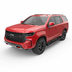 DISCONTINUED - EGR In-channel window visors front & rear set matte black 21-22 Chevrolet Tahoe