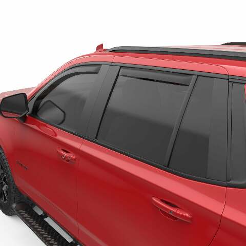 DISCONTINUED - EGR In-channel window visors front & rear set matte black 21-22 Chevrolet Tahoe