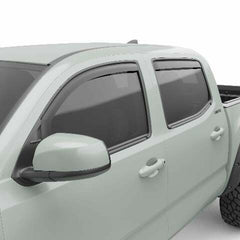 DISCONTINUED - EGR in-channel window visors front & rear set matte black Crew Cab 16-22 Toyota Tacoma
