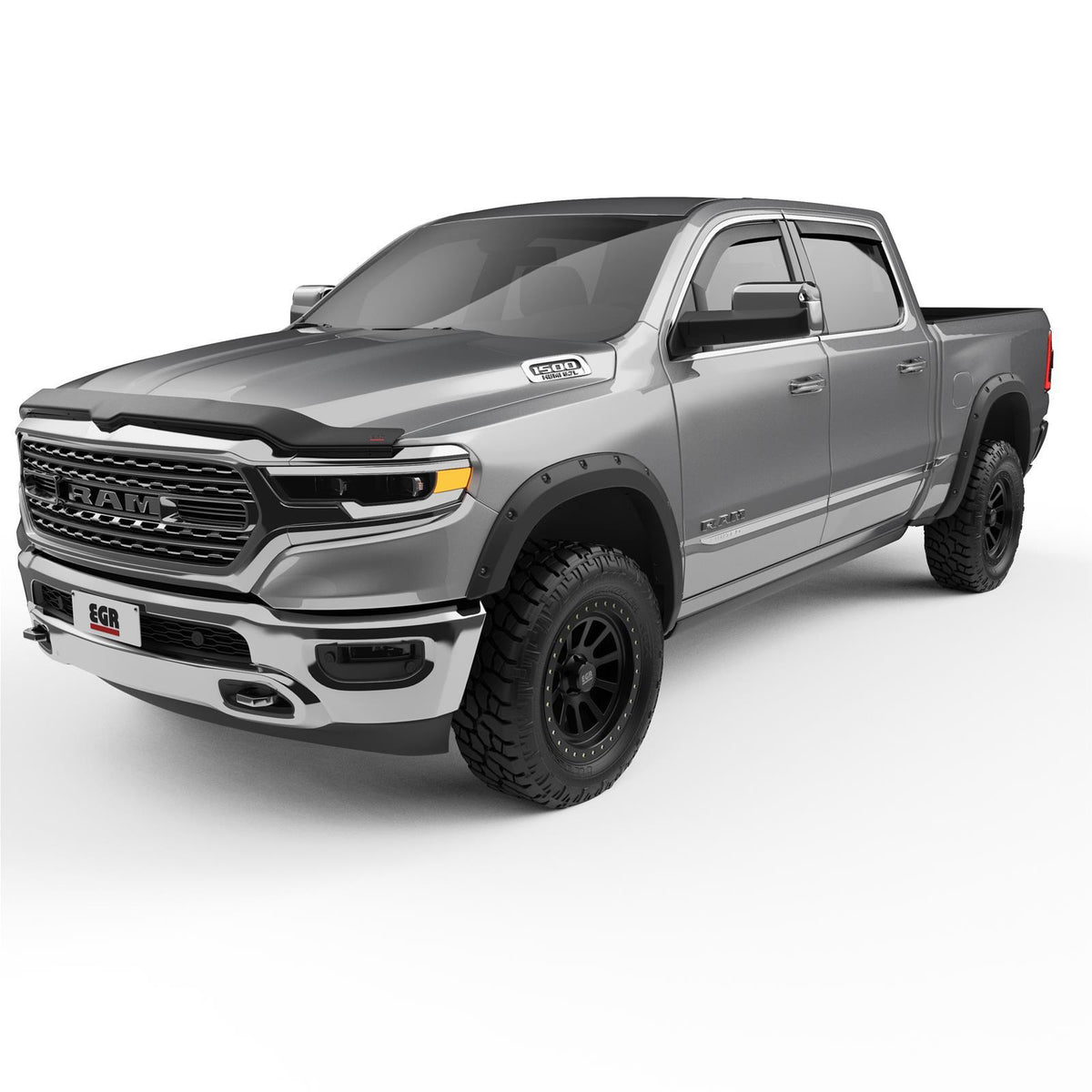 DISCONTINUED - EGR Traditional Bolt-on look Fender Flares with Black-out Bolt Kit 19-22 Ram 1500 non-Rebel non-TRX set of 4