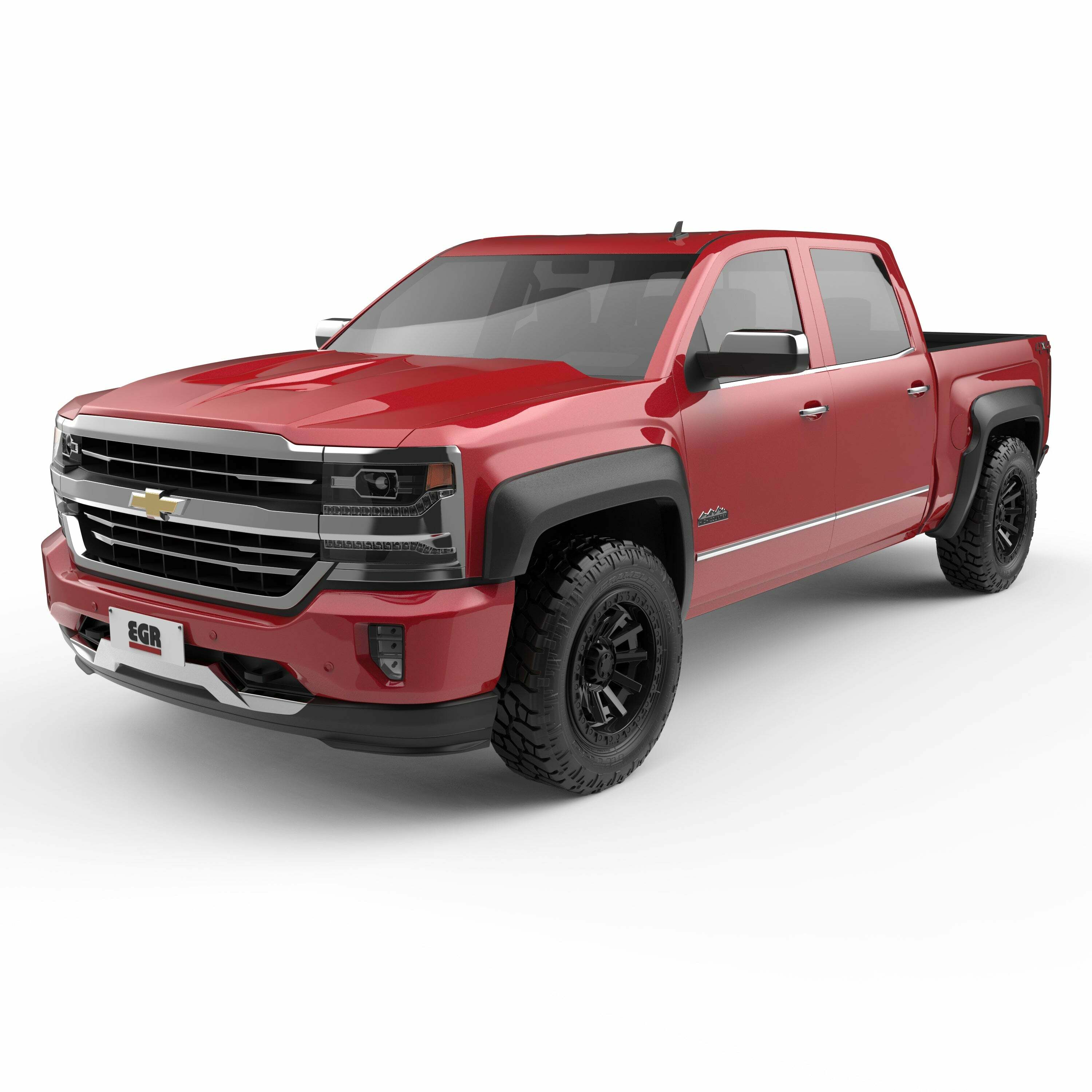 EGR Baseline Standard Style Fender Flares 14-18 Chevrolet Silverado 1500 Short Box Only set of 4 BLF2008
