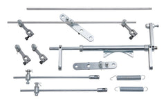 Edelbrock 1031 94 Carburetor Straight Throttle Linkage Kit for S/B Chevy Ram Log Manifold