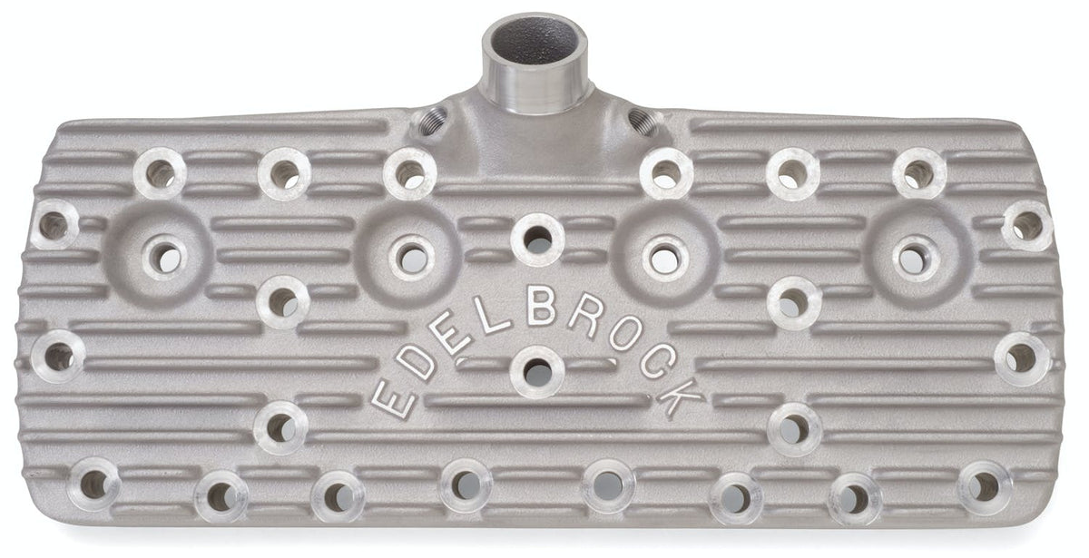Edelbrock 1126 CYL HEAD (1pr)  FORD FLATHEAD EARLY MODEL BLOCK LETTER LOGO