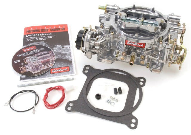 Edelbrock 1403 Performer Series 500 CFM Carburetor with Electric Choke in Satin (non-EGR)