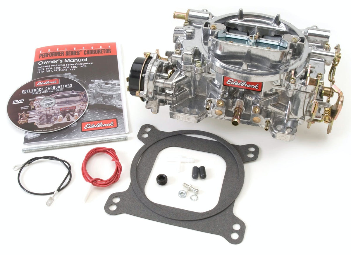 Edelbrock 1411 Performer Series 750 CFM Carburetor with Electric Choke in Satin (non-EGR)
