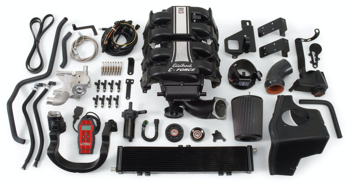 Edelbrock 1581 S/C ASSY 2004-08 5.4L 3V FORD F-150 2 WD INVERTED