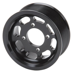 Edelbrock 15847 PULLEY TVS 10 RIB 3.875 BLACK ANODIZED