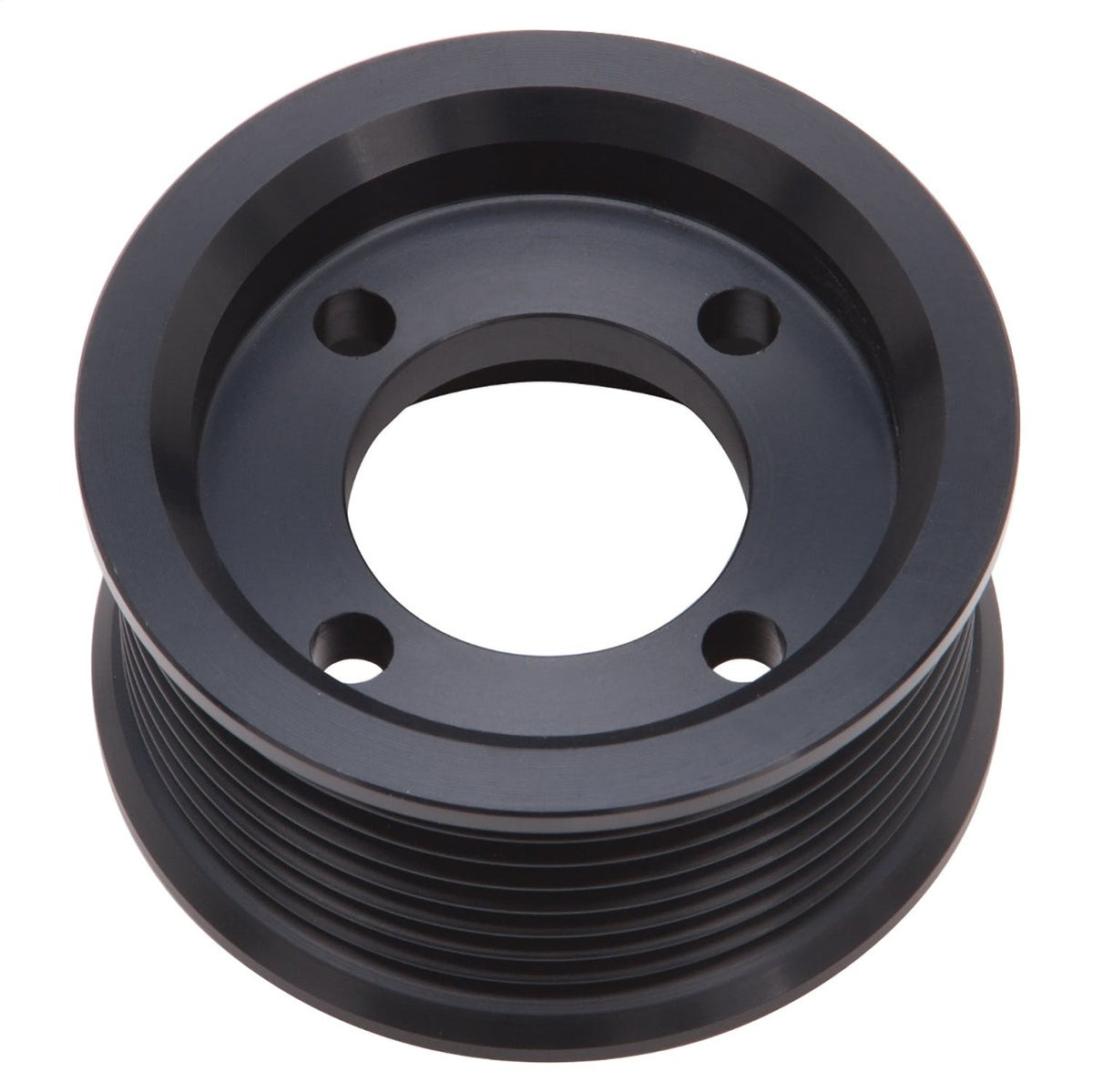 Edelbrock 15871 PULLEY SC E_FORCE 2.75 8 RIB BLACK