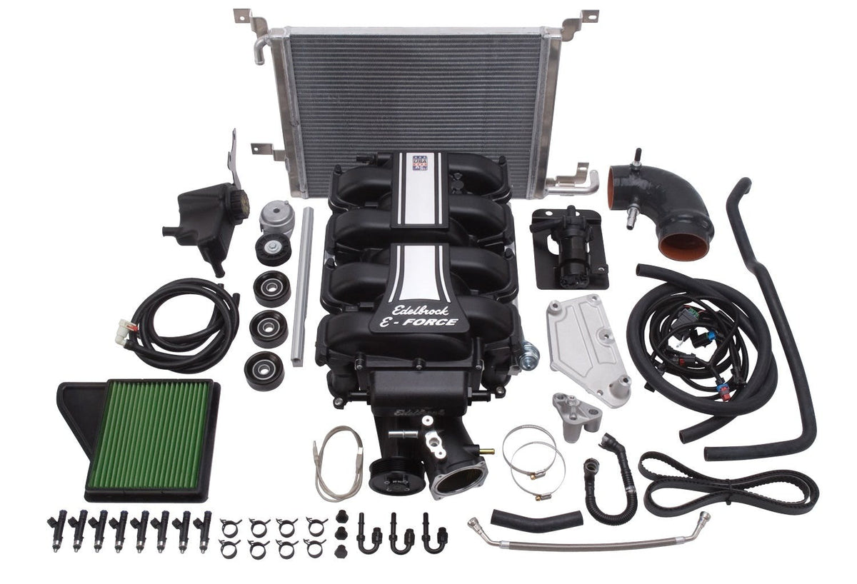 Edelbrock 15880 SC ASSY 2011-14 MUSTANG GT 5.0L INVERTED NO TUNER