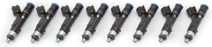 Edelbrock 15901 FUEL INJECTOR KIT 50 LB/HR LONG 60mm USCAR HIGH IMPEDANCE SET OF 8