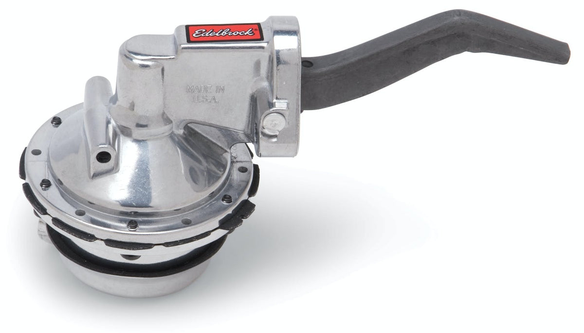 Edelbrock 1715 FUEL PUMP MECHANICAL VICTOR SERIES RACING 130 GPH GAS ONLY 289-351W FORD V8