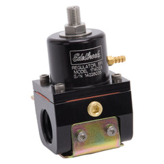 Edelbrock 174023 REGULATOR EFI FUEL PRESSURE -10 AN INLET/OUTLET BLACK/BLACK ANODIZED FINISH