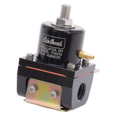 Edelbrock 174043 REGULATOR EFI FUEL PRESSURE -6 AN INLET/OUTLET BLACK/BLACK ANODIZED FINISH