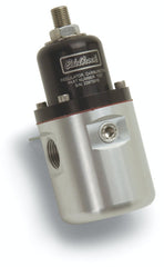 Edelbrock 174053 REGULATOR CARB FUEL PRESSURE -10 AN INLET/OUTLET BLACK/BLACK ANODIZED FINISH