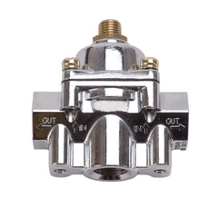 Edelbrock 174123 REGULATOR CARB FUEL PRESSURE 3/8 Npt INLET/OUTLET BLACK/BLACK ANODIZED FINISH