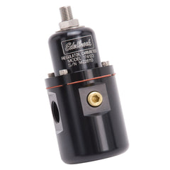 Edelbrock 174123 REGULATOR CARB FUEL PRESSURE 3/8 Npt INLET/OUTLET BLACK/BLACK ANODIZED FINISH
