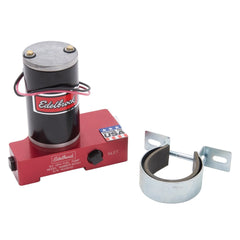 Edelbrock 182051 ELECTRIC FUEL PUMP CARBURATED APP 120 GPH EDELBROCK ENGRAVED RED ANODIZE FINISH