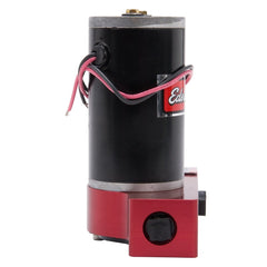 Edelbrock 182051 ELECTRIC FUEL PUMP CARBURATED APP 120 GPH EDELBROCK ENGRAVED RED ANODIZE FINISH
