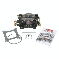 Edelbrock 19053 CARB, AVS2 ANNULAR BOOSTERS 650 CFM BLACK MANUAL CHOKE