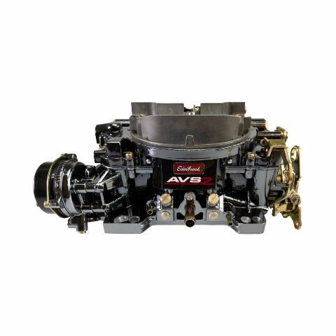 Edelbrock AVS2 650 CFM Carburetor Electric Choke, Black Plasma Finish PN. 1906-BP